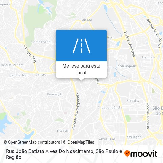 Rua João Batista Alves Do Nascimento mapa