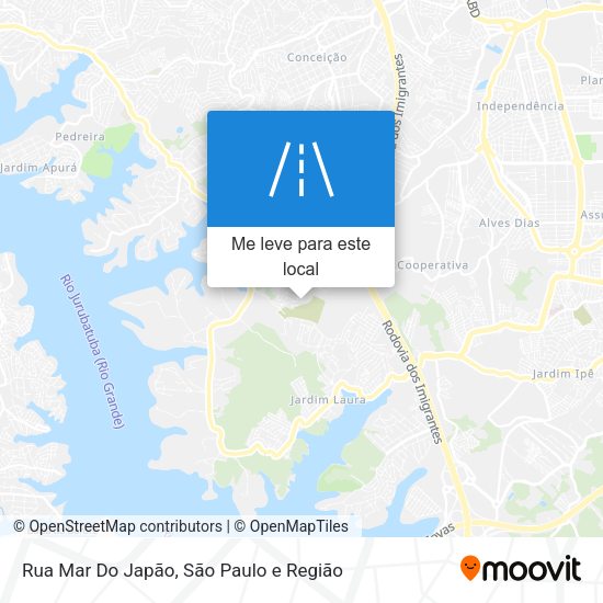 Rua Mar Do Japão mapa