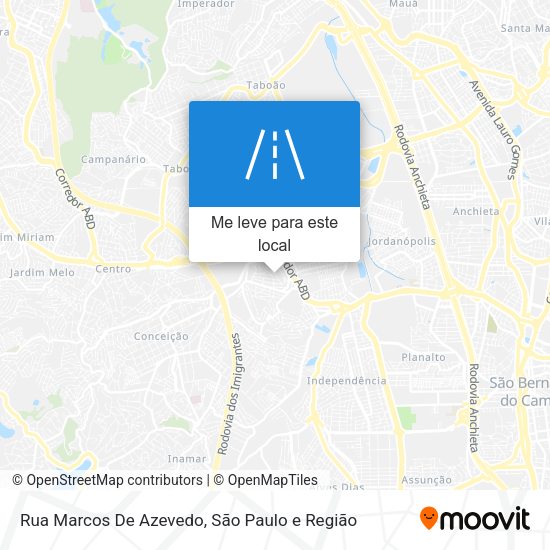 Rua Marcos De Azevedo mapa
