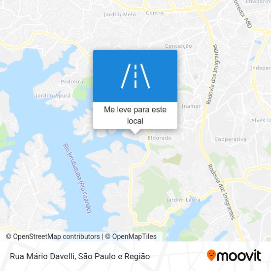 Rua Mário Davelli mapa