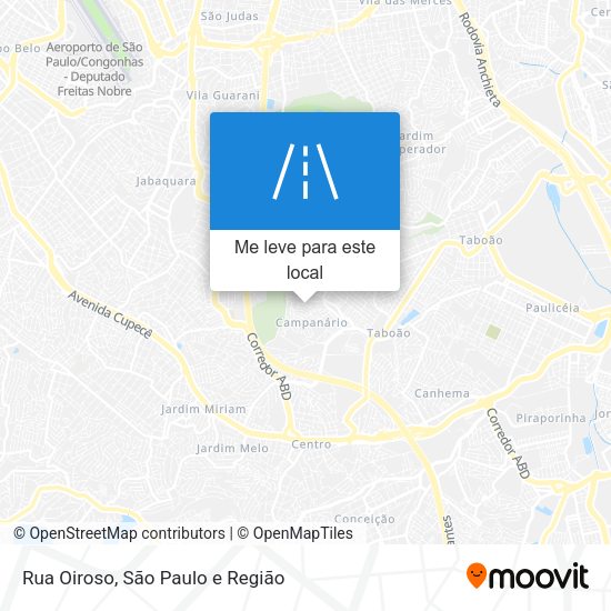 Rua Oiroso mapa