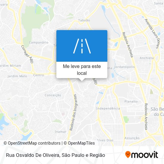 Rua Osvaldo De Oliveira mapa