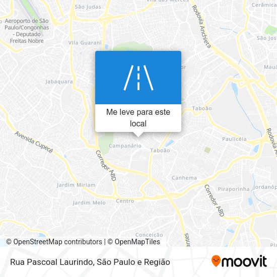 Rua Pascoal Laurindo mapa