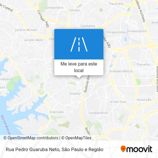 Rua Pedro Guaruba Neto mapa