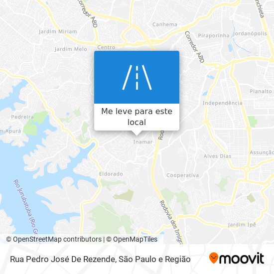 Rua Pedro José De Rezende mapa