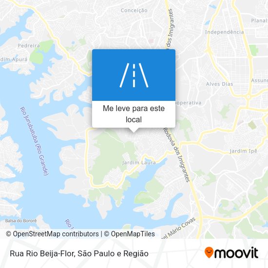 Rua Rio Beija-Flor mapa