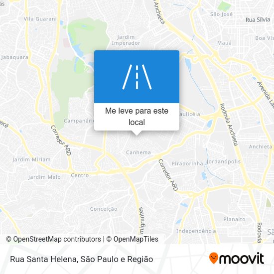 Rua Santa Helena mapa