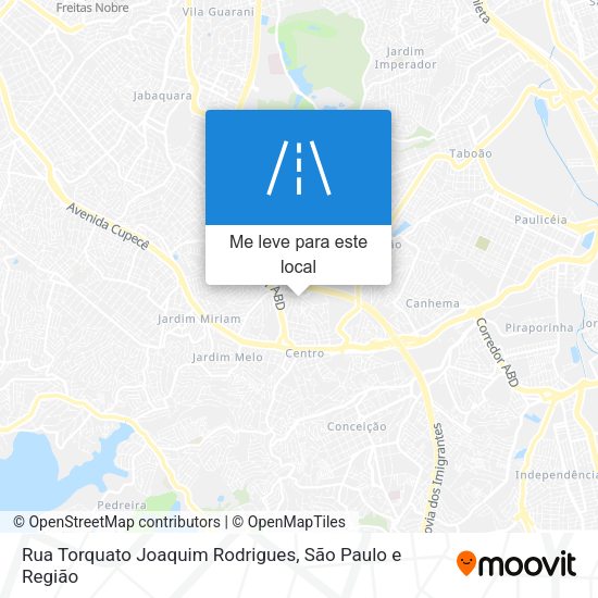 Rua Torquato Joaquim Rodrigues mapa