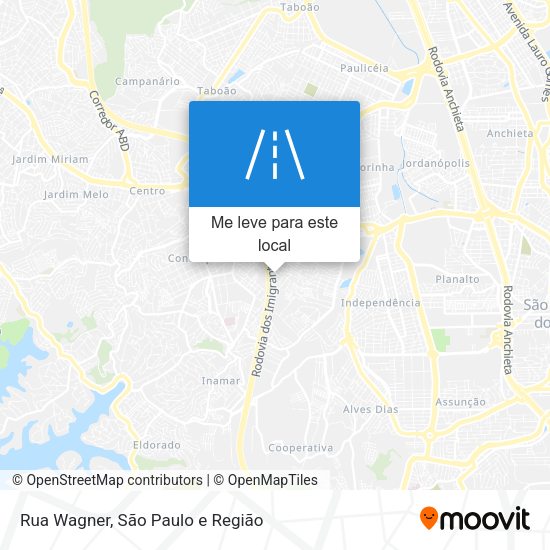 Rua Wagner mapa