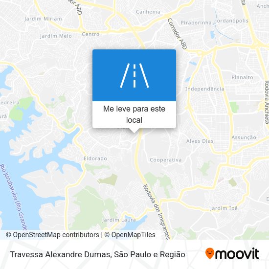 Travessa Alexandre Dumas mapa