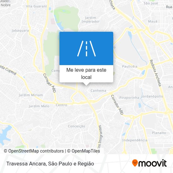Travessa Ancara mapa