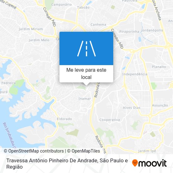 Travessa Antônio Pinheiro De Andrade mapa