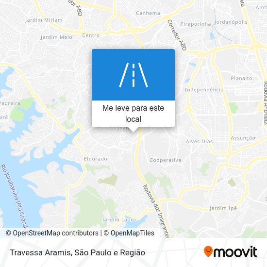 Travessa Aramis mapa