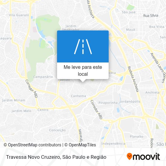 Travessa Novo Cruzeiro mapa