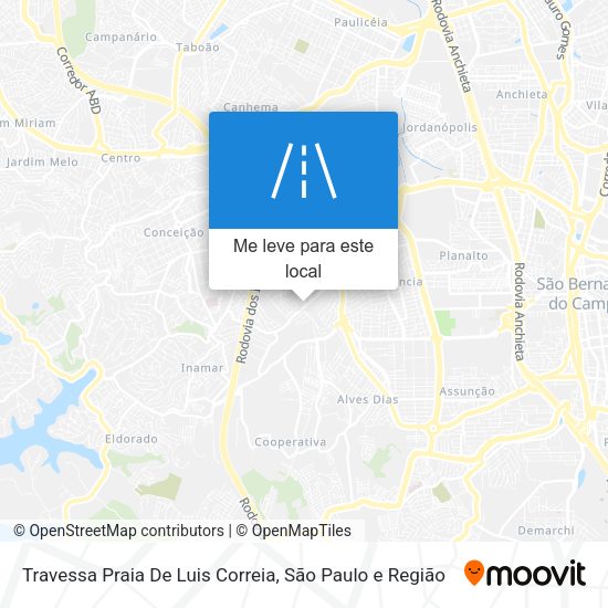 Travessa Praia De Luis Correia mapa