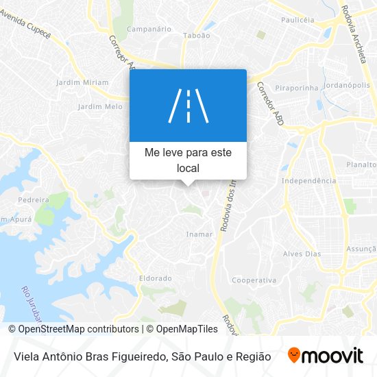 Viela Antônio Bras Figueiredo mapa