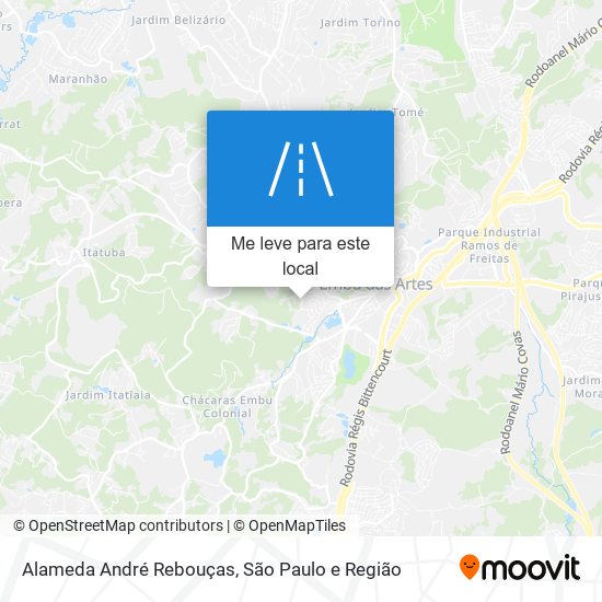 Alameda André Rebouças mapa
