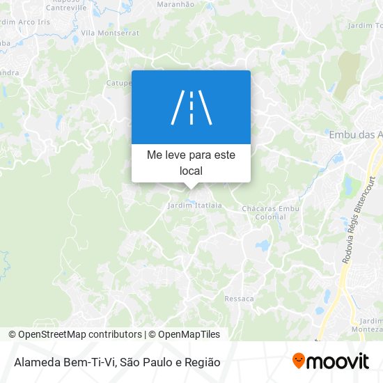 Alameda Bem-Ti-Vi mapa