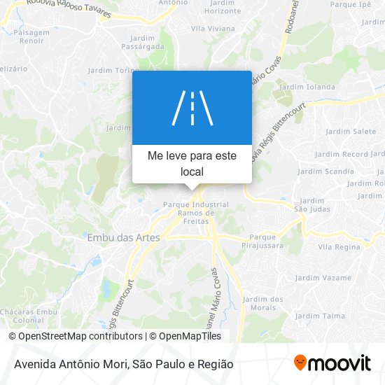 Avenida Antônio Mori mapa