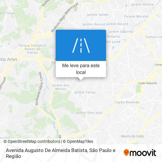 Avenida Augusto De Almeida Batista mapa