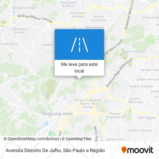 Avenida Dezoito De Julho mapa