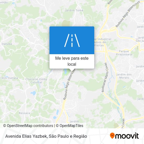 Avenida Elias Yazbek mapa