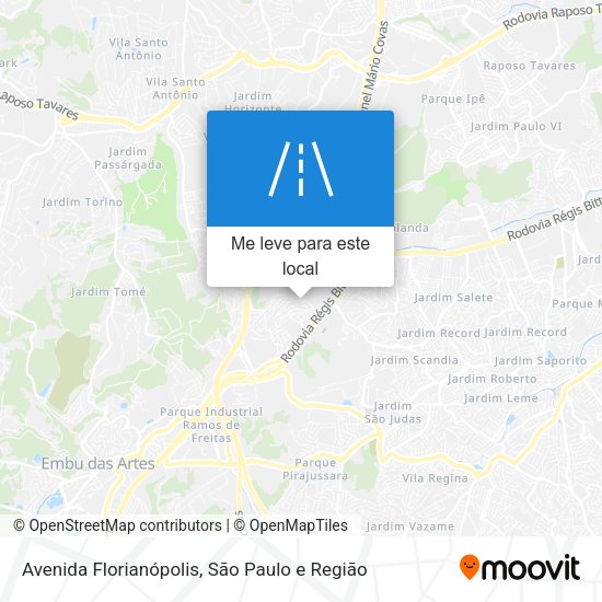 Avenida Florianópolis mapa