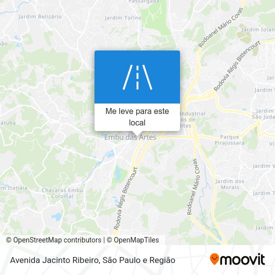 Avenida Jacinto Ribeiro mapa