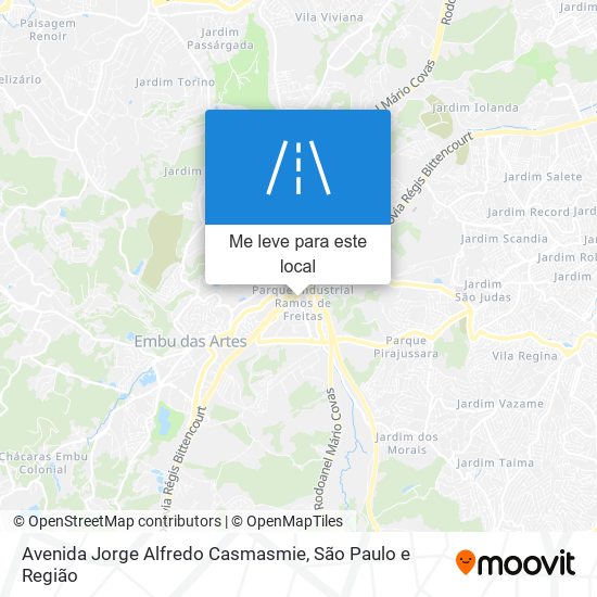 Avenida Jorge Alfredo Casmasmie mapa