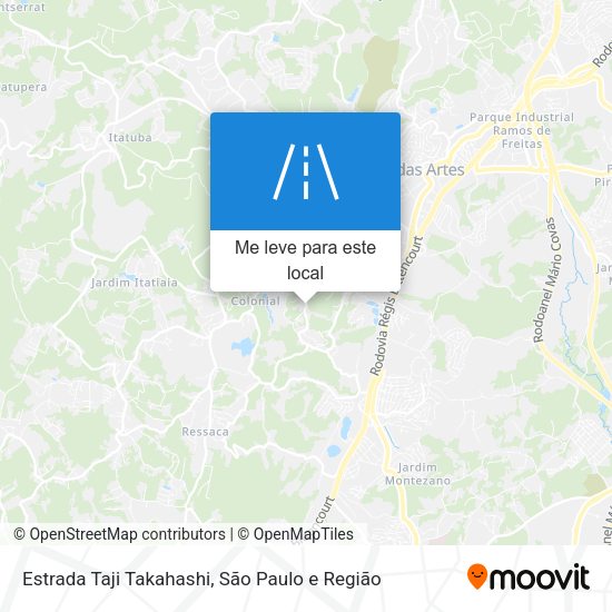 Estrada Taji Takahashi mapa