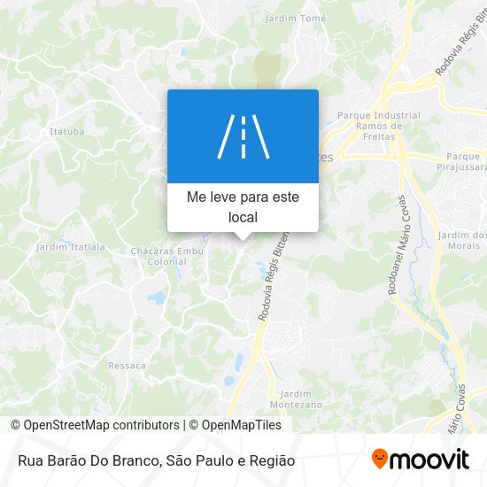 Rua Barão Do Branco mapa