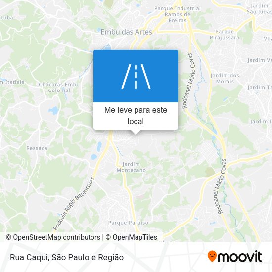 Rua Caqui mapa