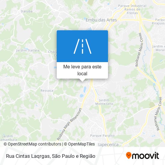 Rua Cintas Laqrgas mapa