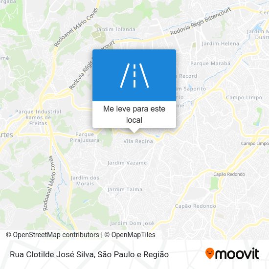 Rua Clotilde José Silva mapa