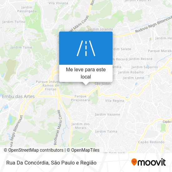 Rua Da Concórdia mapa