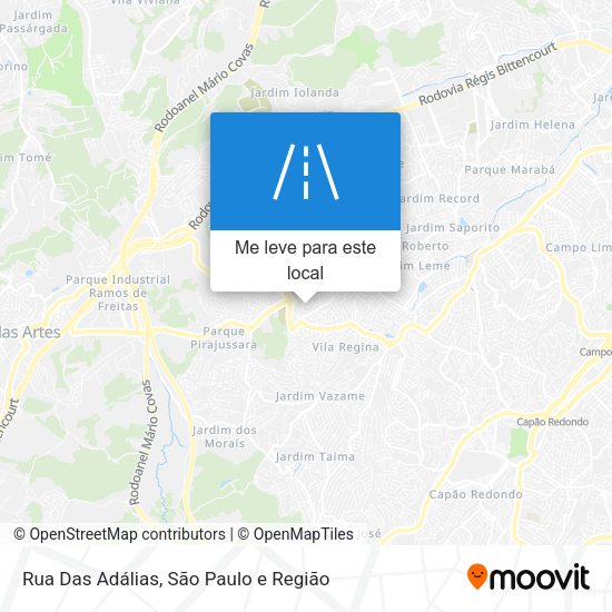Rua Das Adálias mapa