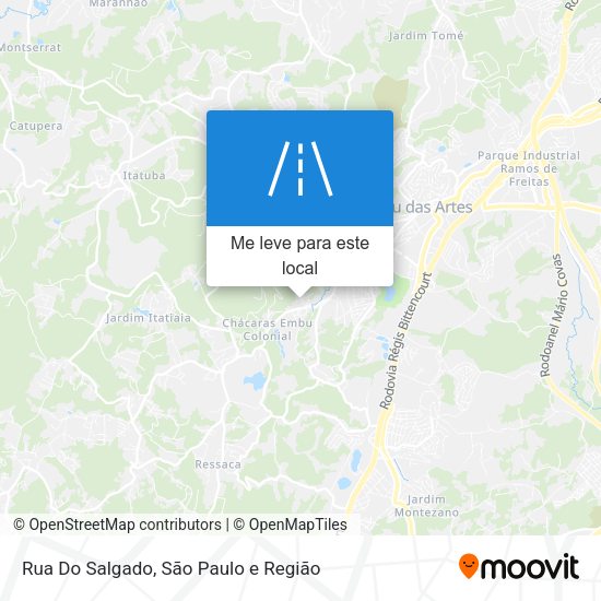 Rua Do Salgado mapa