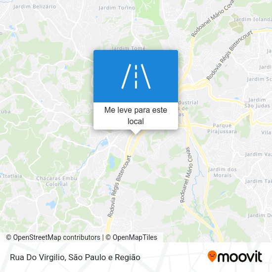 Rua Do Virgilio mapa