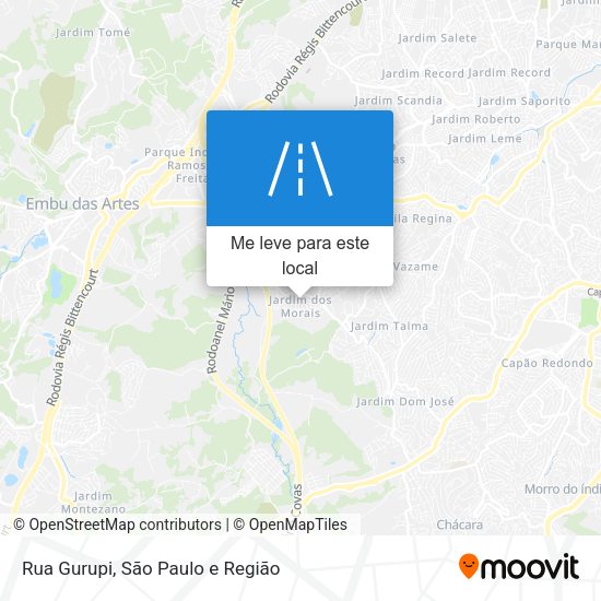 Rua Gurupi mapa
