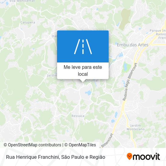 Rua Henrique Franchini mapa