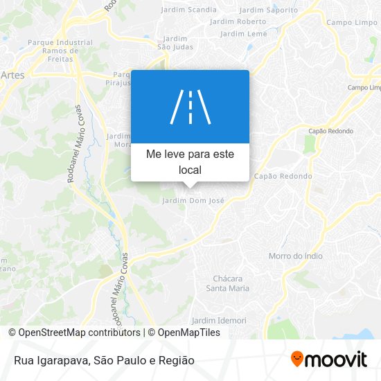 Rua Igarapava mapa