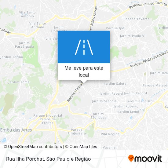 Rua Ilha Porchat mapa