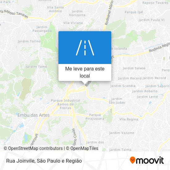 Rua Joinvile mapa