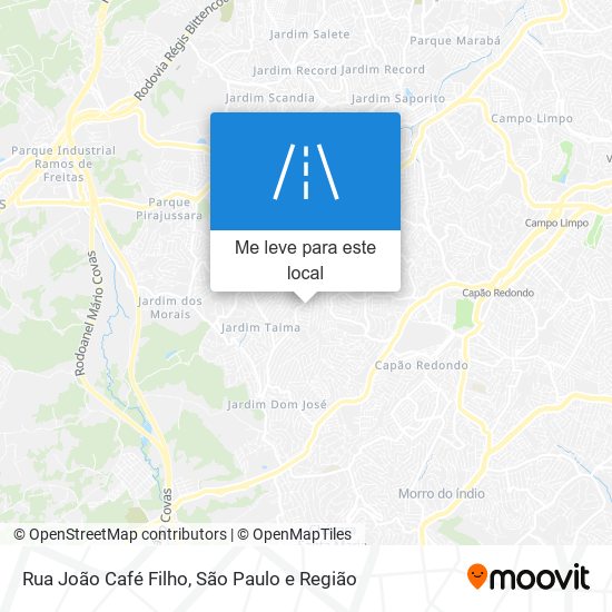 Rua João Café Filho mapa