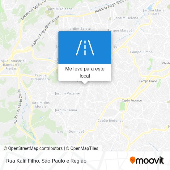 Rua Kalil Filho mapa