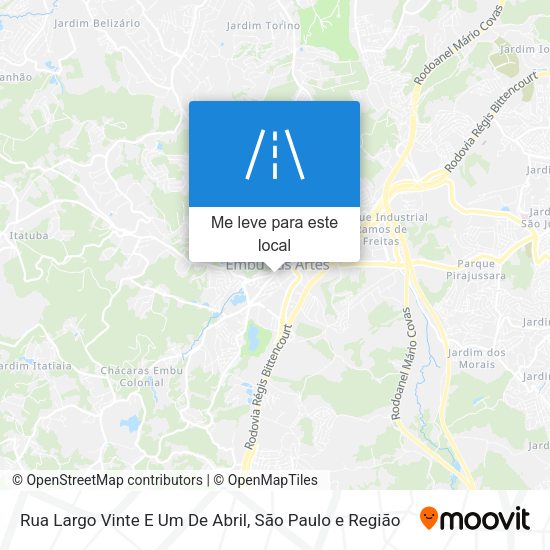 Rua Largo Vinte E Um De Abril mapa