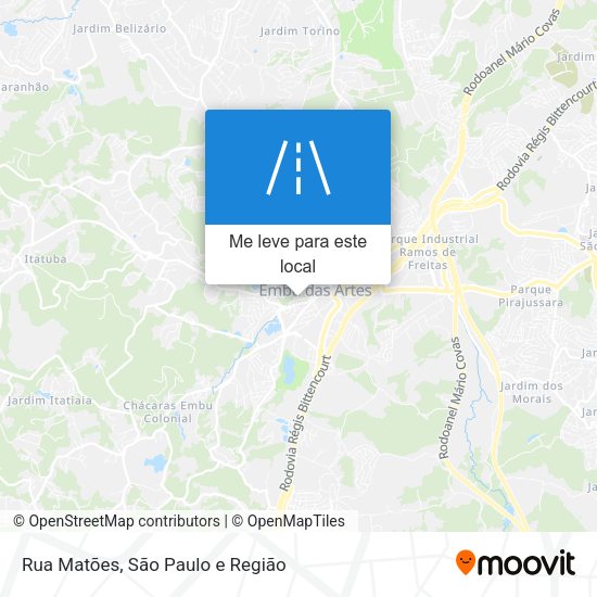 Rua Matões mapa