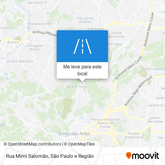 Rua Mimi Salomão mapa