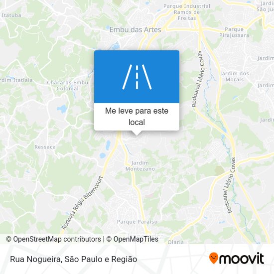 Rua Nogueira mapa