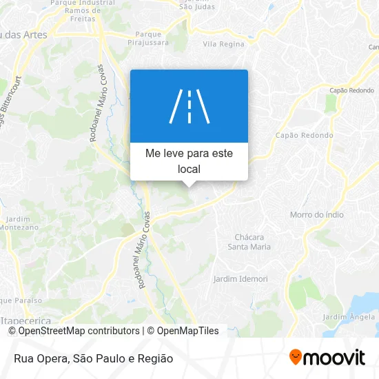 Rua Opera mapa